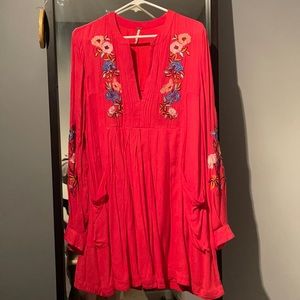 Free People Red Dress
